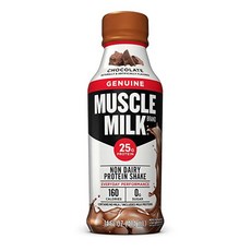 MUSCLE MILK 非乳蛋白奶昔巧克力, 414毫升