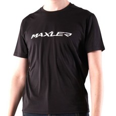 맥슬러 시그니처 쿨론 라운드 블랙 반팔티, XL