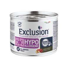 依克森 犬用無穀低敏配方處方主食罐, 1個, 1L, 無穀處方-豬肉+豌豆  200g