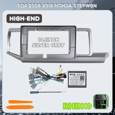 2009 2019 혼다 스텝왜건 10.1인치 우핸들 차량용 DVD MP5 라디오 안드로이드 프레임 플레이어 대시보드 멀, 01 For2009 2015 Stepwgn