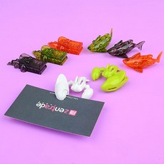 냉장고 현관문 동물모양 자석 집게 메모 꽂이, 악어 3P(품)(절)