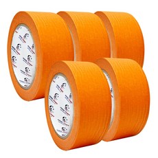홀스파워 마스킹테이프 인테리어 자동차보수 오렌지 45mm x 40M, 5개
