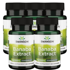 [Swanson] 바나바 추출물 90 캡슐 5 SET, 5세트, 90정