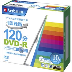 Japan) DVD-R CPRM VHR12JP10V1 버베이텀 재팬(Verbatim 1회 녹화용 120분 10장 화이트