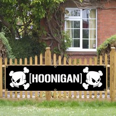 60X240cm 후니건스 레이싱 카 배너 플래그 폴리에스터 차고 또는 야외 장식 태피스트리, 03 6 Holes, 03 75 x 300cm