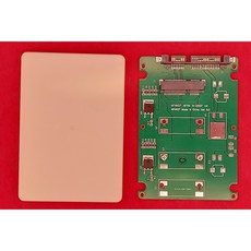 RC共和國 mSATA SSD轉2.5吋SATA介面轉接卡轉接盒(含7mm硬碟殼)輕鬆升級儲存空間, 1個
