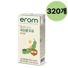 이롬 황성주박사 콩 두유 무가당 190ml 320 ja유통