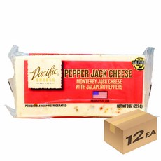 1박스) 범호 냉장 퍼시픽 페퍼 잭 치즈 227g x 12개입, 12개