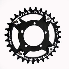 ALLTOO 자전거 부품 크랭크셋 ng 104BCD 모터 알루미늄 합금 체인링 미드 드라이, bla 32T