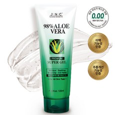 JNC 알로에베라 프리미엄 슈퍼젤, 120ml, 1개