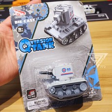 【台灣出貨】Q版合金坦克模型 迴力戰車 軍事坦克車 裝甲車 合金迷你坦克車, 軍事色-白色, 1個