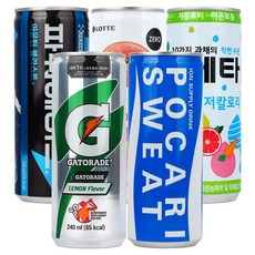 이온음료 240ml 포카리스웨트+파워에이드+토레타+게토레이+이프로 각 6개씩 총30캔, 30개