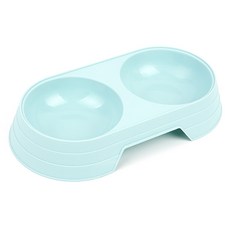 컴파운드랩 2구 애완용 식기 강아지물그릇