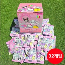 랜덤지우개뽑기 산리오 포켓몬 티니핑 짱구 먼작귀 위시캣 1세트, 1통, 산리오캐릭터