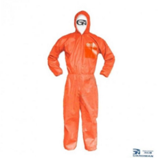 위생복 SMS 작업복 원피스 주황 안전 2XL 1EA, 백색