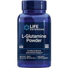 라이프익스텐션 엘글루타민 파우더 아미노산 근육 면역 2통, 1개