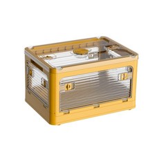 폴딩박스 접이식 수납간이테이블 옐로우 캠핑박스20L