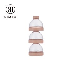 Simba 小獅王辛巴 神奇定量奶粉罐, 無花果(粉色), 1個