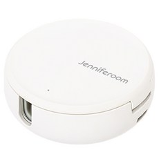 제니퍼룸 휴대용 무선 1인용 UV 미니 자동 건조 마카롱 칫솔살균기 소형, 오토/JrTS0101WH, Fresh milk