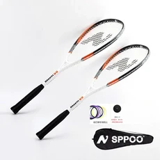 스쿼시 세트 용품 라켓 더블 초보자 초경량 대학생 남녀 훈련, 5) Double beat B, 5) Double beat B, 1개