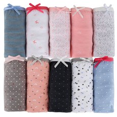 예스플러스 데일리 플라워샤워 여성팬티 10P