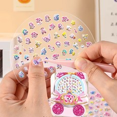 티니핑 프린세스 3D 입체 네일스티커 세트 어린이 공주 방수 무독성 핀셋포함, 1개, 프린세스시리즈