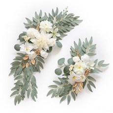 2025婚禮仿真花迎賓花指示牌花桌花攝影裝飾仿真花永生花人造花乾燥花永不凋零拍照道具假花裝飾居家裝飾, A592