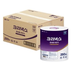크리넥스 천연펄프 2겹 점보롤화장지 250m12롤/45367, 250m, 12개, 1롤