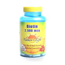 Nature's Life 維他命素食膠囊 2500mcg, 1個, 200 件