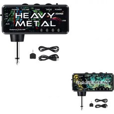 도너 기타 헤드폰 앰프 헤비 메탈 앤 베이스먼트 USB 충전식 미니 포켓 일렉트릭 또는 베이스 기타용