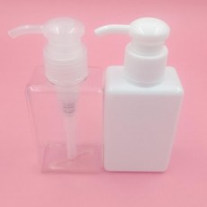 샴푸 로션 100mm 여행용 공병 펌프, 투명, 1