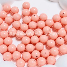 진주 아라잔 화이트 디저트 토핑 식용구슬 믹스 스프링클 데코 케이크 장식 85g 럭스펄 2, Q. 8mm 716 핑크코랄 1개, 1