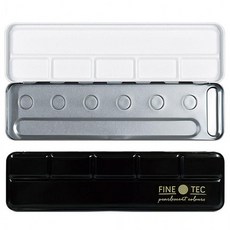 틴케이스 견고한 프리미엄 팔레트 6구 단품 1P 독일 미술용품, 1개, 1ml