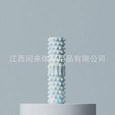 月牙型泡沫軸 瑜伽按摩滾輪 肌肉放鬆, 30cm月牙款 白藍, 1個