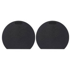 彈性體切菜板 橡膠切菜板, 2個, 黑色