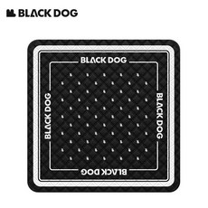 Blackdog 블랙독 대형 피크닉 캠핑 감성 접이식 방수 휴대용 매트 돗자리 2X2M 수납가방포함, 폰트 블랙