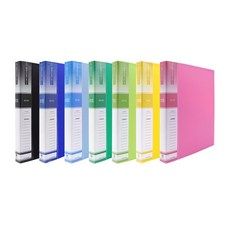 삼광문구 희망화일 A4인덱스링클리어화일 불투명PP 40매 색상 택1 크리어화일, 분홍