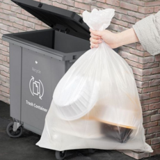 평판봉투 120 투명 100X120 50매/대형 비닐봉지 재활용 분리수거 일반 음식물 쓰레기 봉투 대용량 김장용, 1개, 1ml