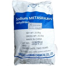 無水偏矽酸鈉 25公斤 費-正勤含稅, 1個