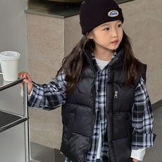 [당일출고]베스더스 아동 여아 남아 주니어 키즈 겨울 간절기 패딩 집업 베스트