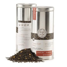 Golden Moon Tea Tippy 얼그레이 티 홍차 리얼 베르가못 껍질 하프 파운드 96회분 210241, 2.5 Ounce, 70.9g