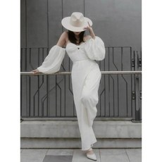 HerByH Romance Jumpsuit 平口露肩連身褲，高彈性舒適，性感露肩設計，展現迷人曲線，快乾材質，水上活動首選