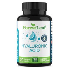 Forest Leaf 玻尿酸 100mg 素食膠囊, 1個, 120錠
