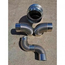 난로연통 연탄 보일러 화목 스텐연통 엘보 90도 두꺼운 100mm 6CM 90도스테인레스, 11CM 90도스테인레스