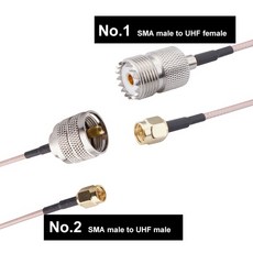 RG316 SMA 수컷에서 UHF 커넥터로 변환 RF 어댑터 연장 케이블 점퍼 피그테일 크림프, 18 No.2--9M cable