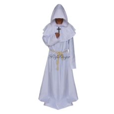 중세 수도사 코스프레 할로윈 파티 성인 코스튬