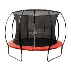 트램펄린 점핑놀이기구 야외 놀이터 성인용, 오렌지 3.06m, 1개