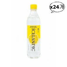 Icelandic Glacial 아이슬랜드글래시얼 탄산음료 시칠리아 레몬, 24개, 500ml