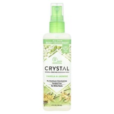 CRYSTAL 미네랄 데오드란트 스프레이 바닐라 자스민 118ml(4fl oz), CRYSTAL미네랄데오드란트스프레이바닐라자스민118ml, 1개, 118ml