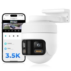 IMILAB EC6 Panorama 3.5K超高解析度全景戶外安全攝影機, 1個